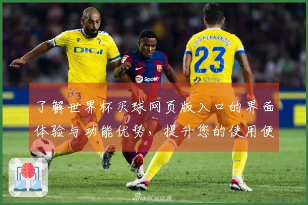 了解世界杯买球网页版入口的界面体验与功能优势，提升您的使用便捷性